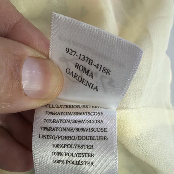 Rails Womens small Gardenia feminine romantic Roma Puff Sleeve A-Line Mini Dress - Picture 12 of 13